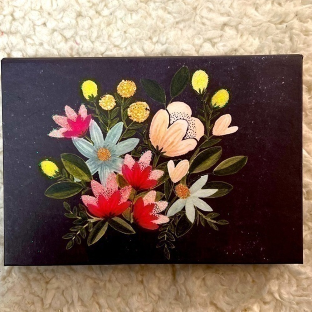 💝3/$14 UWP "Chalkboard Flowers" Pop-Up Notepad
